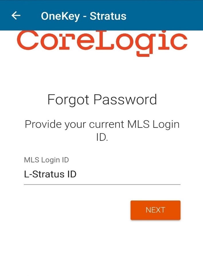Logging into MLSTouch as a new User OneKey® MLS Support Center