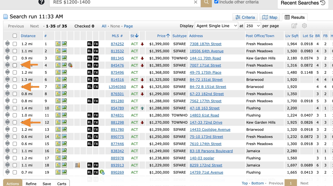 Export Property Listings from OneKey MLS - Step 1.png