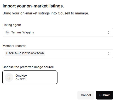 Enter Listing agent and member record the listing is associated with.jpg
